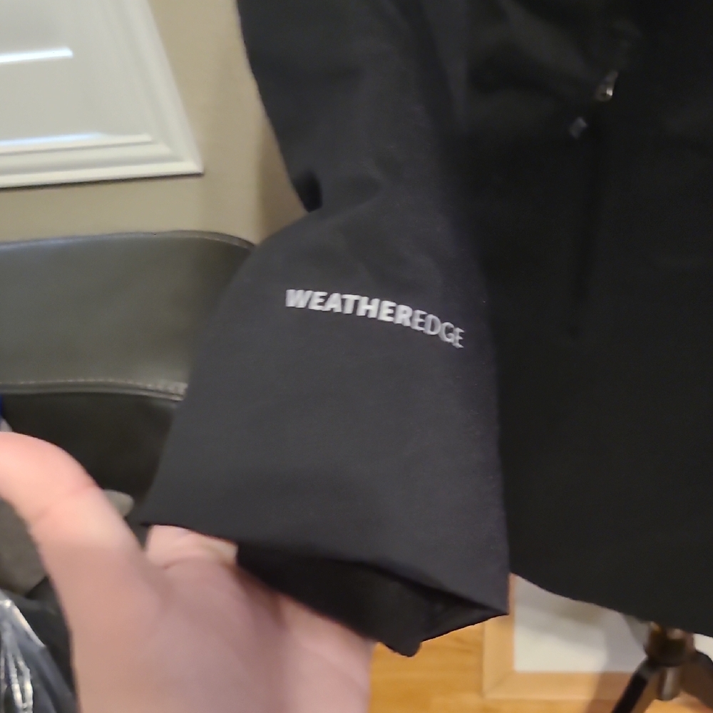 Eddie Bauer Black Down Parka Coat - Picture 2 of 3